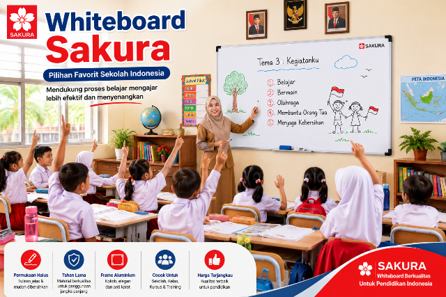 Whiteboard sekolah sakura web